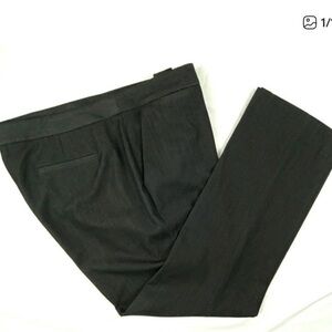 Tahari Arthur S. Levine Trousers 14P Straight Leg Dress Pants Charcoal Gray
